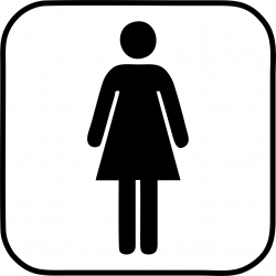 Pictogram - Toilet - Dame