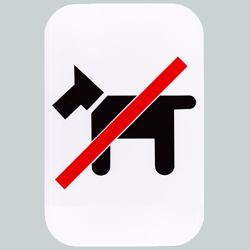 Hund forbudt 30 x 20 - SignShop.dk